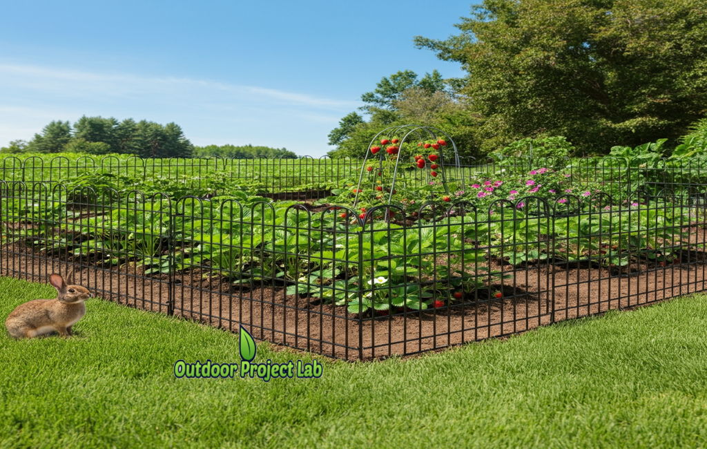Rabbit Jumping Near Garden Fence – How to Protect Your Garden