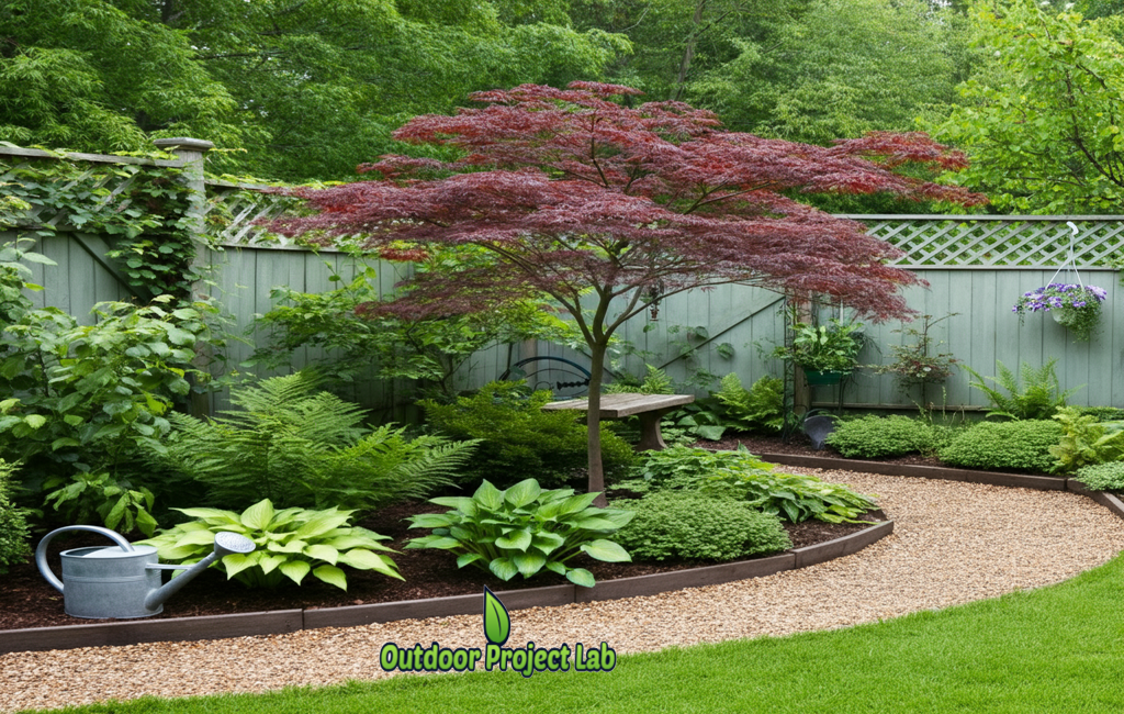 Beautiful Japanese Maple Tree in Zone 9 Garden